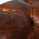 Canapea Vron Vintage din piele, 3 locuri