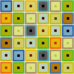 Mozaic sticla multicolor Geometrico 002