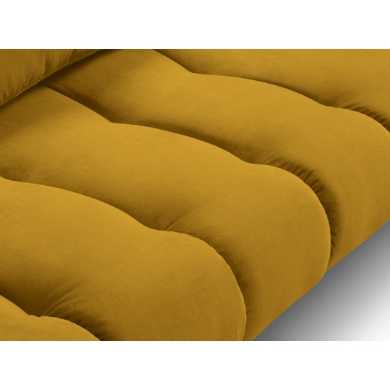 Canapea cu tapiterie din catifea Malvin, 3 locuri