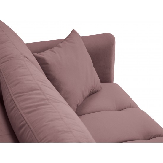 Canapea cu tapiterie din catifea Malvin, 3 locuri