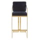 Scaun bar Jenner negru si auriu Scaun bar Jenner negru si auriu