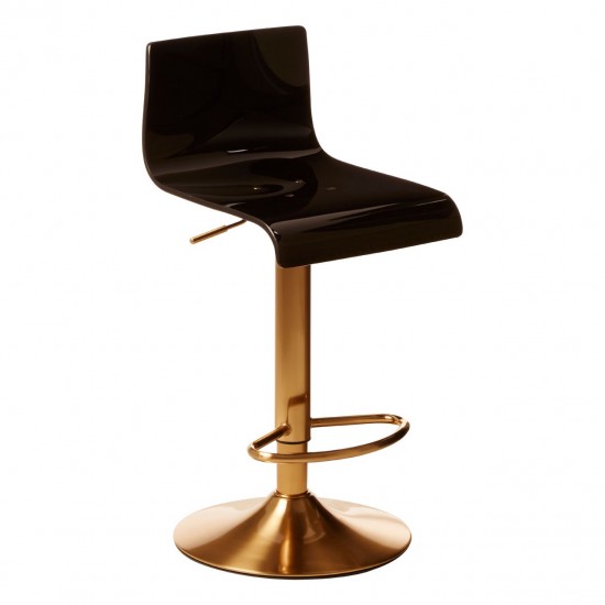 Scaun bar Troy acril negru Scaun bar Troy acril negru