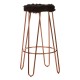 Scaun bar Roslyn negru si auriu rose Scaun bar Roslyn negru si auriu rose