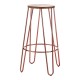 Scaun bar Roslyn picioare auriu rose Scaun bar Roslyn picioare auriu rose