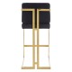 Scaun bar Jenner negru si auriu Scaun bar Jenner negru si auriu