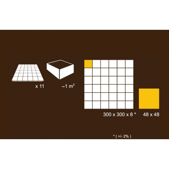 Mozaic Sticla decorativ cu fundal metalic XX-025 Mozaic Sticla decorativ cu fundal metalic XX-025