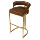 Scaun bar auriu Deco sezut 77 cm Scaun bar auriu Deco sezut 77 cm