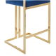 Scaun bar Jenner albastru si auriu Scaun bar Jenner albastru si auriu