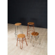 Scaun bar Roslyn picioare auriu rose Scaun bar Roslyn picioare auriu rose