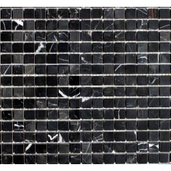 Mozaic marmura negru MST020