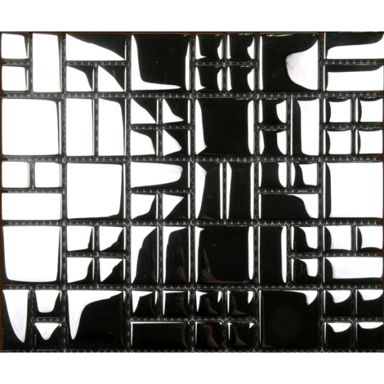 Mozaic sticla metalic argintiu 017 Mozaic sticla metalic argintiu 017