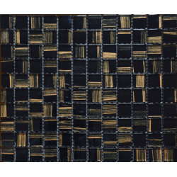Mozaic Sticla Negru-Maro XX-002