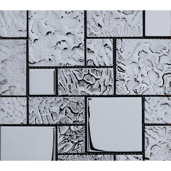 Mozaic Sticla Argintiu metalic XX-009 Mozaic Sticla Argintiu metalic XX-009