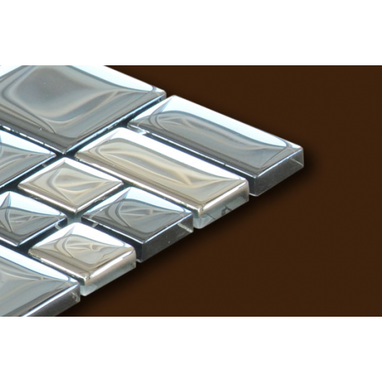 Mozaic sticla metalic argintiu XX-016 Mozaic sticla metalic argintiu XX-016