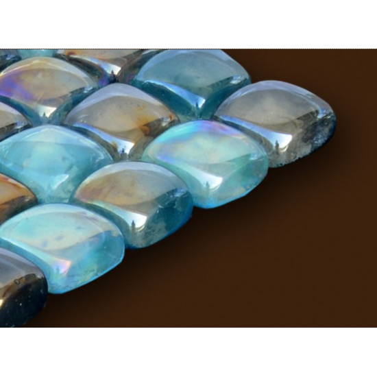 Mozaic Sticla albastru cu irizatii metalice XX4-003 Mozaic Sticla albastru cu irizatii metalice XX4-003