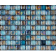 Mozaic Sticla albastru cu irizatii metalice XX4-003 Mozaic Sticla albastru cu irizatii metalice XX4-003