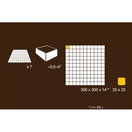 Mozaic Sticla albastru cu irizatii metalice XX4-003 Mozaic Sticla albastru cu irizatii metalice XX4-003
