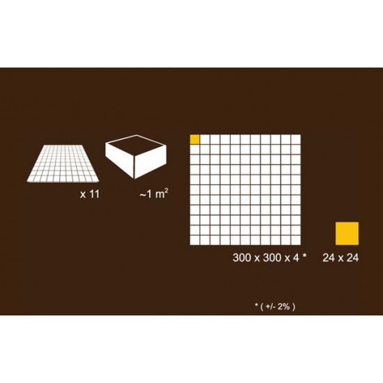 Mozaic Sticla argintiu metalic 007 Mozaic Sticla argintiu metalic 007