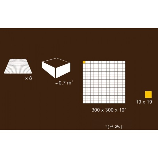 Mozaic Sticla gri cu irizatii metalice 044 Mozaic Sticla gri cu irizatii metalice 044